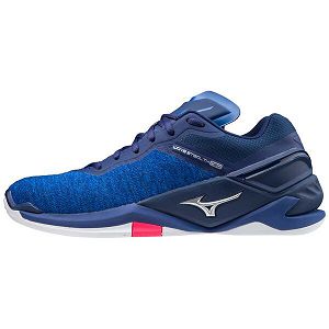 Zapatillas Balonmano Mizuno Wave Stealth Neo Mujer Azules/Rosas/Plateados | Mexico-268540